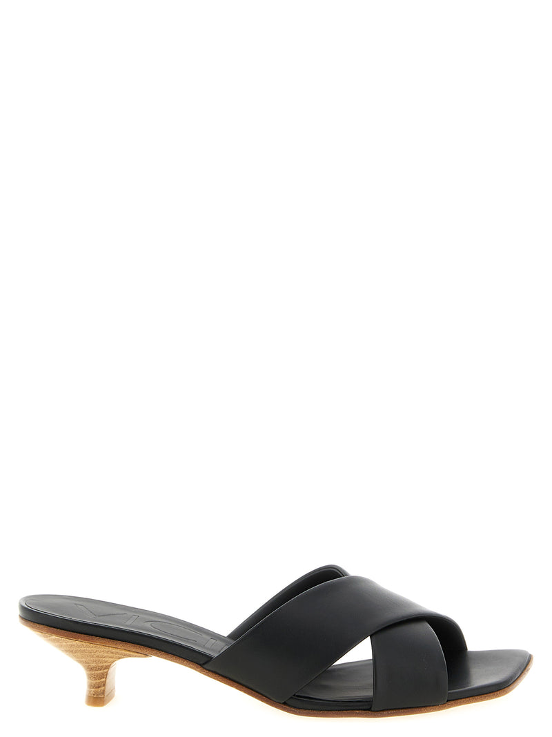 Vicini Vicini Leather Mules