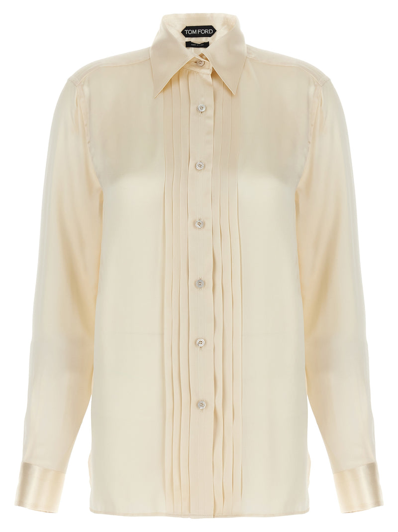 Tom Ford Tom Ford Pleated Plastron Shirt