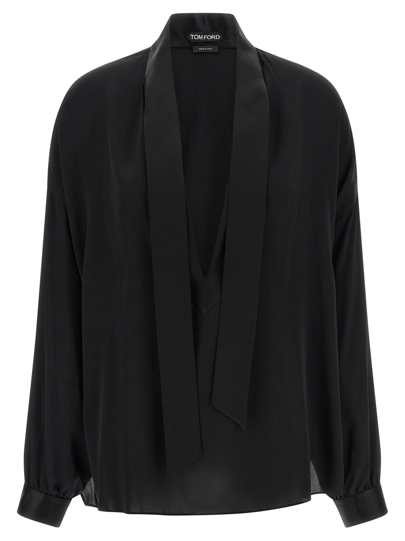 Tom Ford Tom Ford Lavallière Neck Blouse