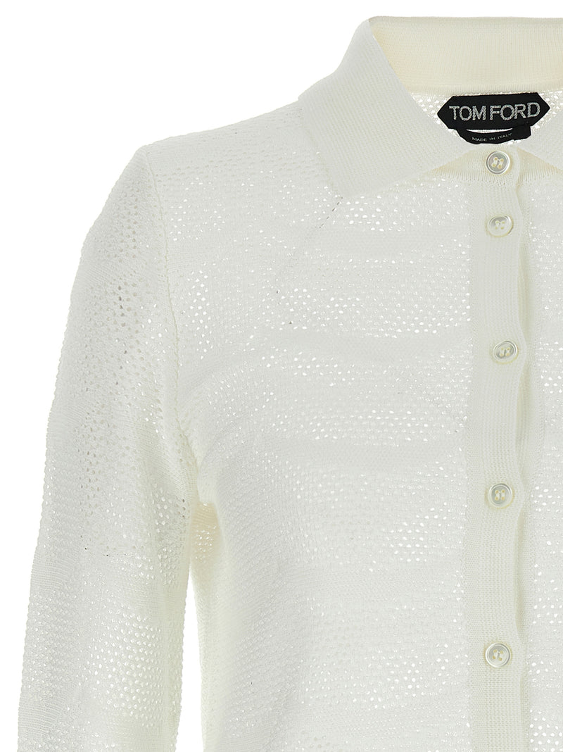 Tom Ford Openwork Cardigan | Urbalenti™ NYC