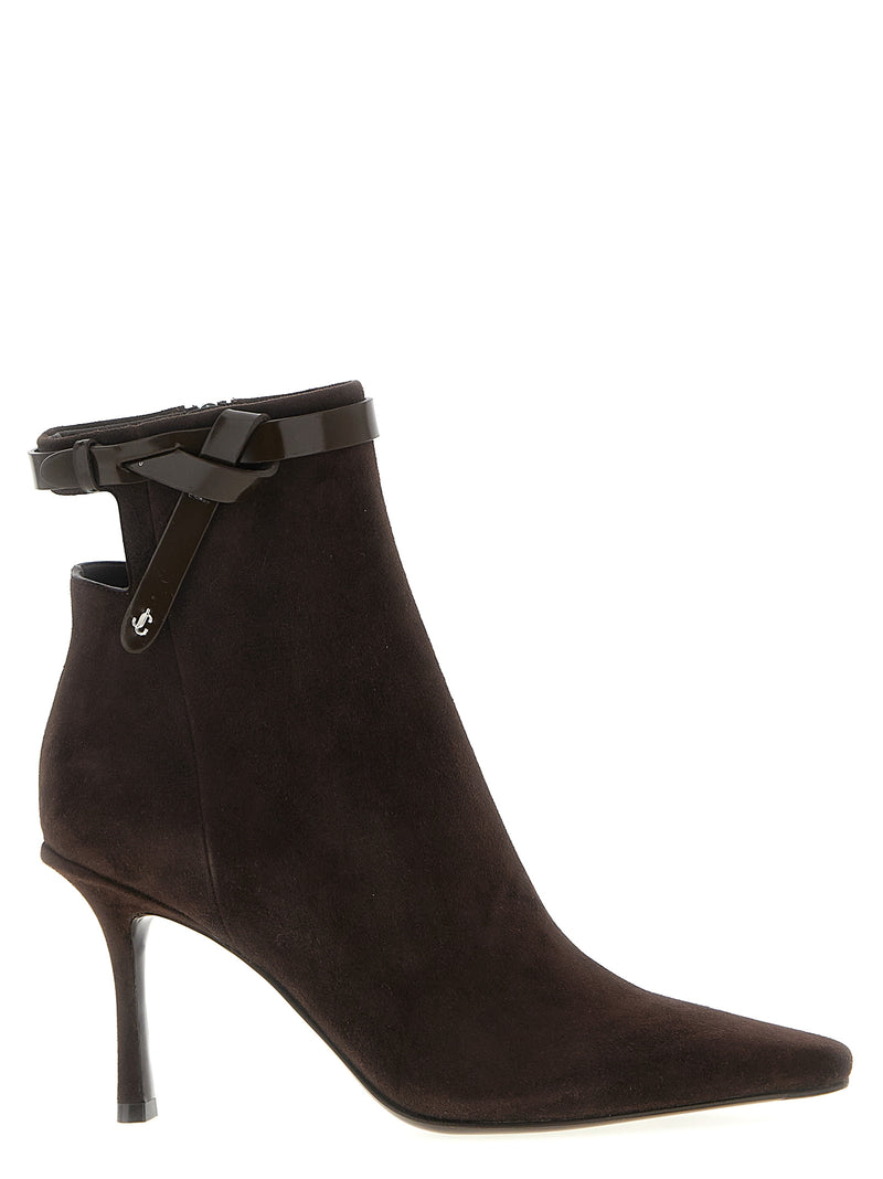 Jimmy Choo Camie Ankle Boots - Suede Ankle | Urbalenti™ NYC