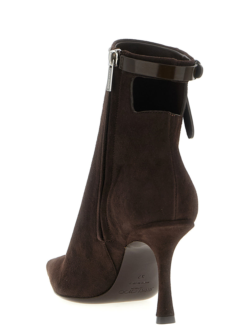 Jimmy Choo Camie Ankle Boots - Suede Ankle | Urbalenti™ NYC
