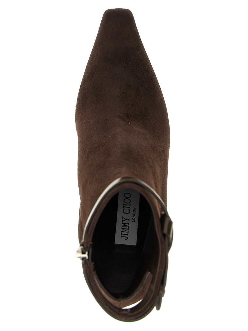 Jimmy Choo Camie Ankle Boots - Suede Ankle | Urbalenti™ NYC