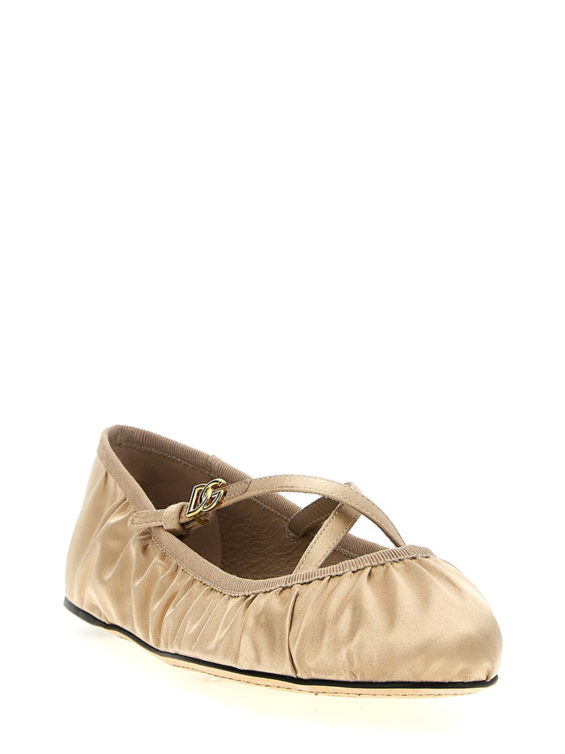 Dolce & Gabbana Vally Ballet Flats | Urbalenti™ NYC