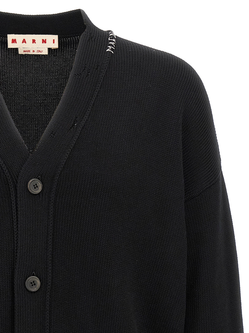 Marni Logo Embroidery Cardigan | Urbalenti™ NYC