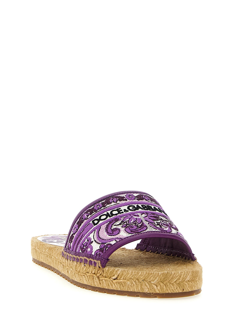 Dolce & Gabbana Embroidery Espadrilles | Urbalenti™ NYC