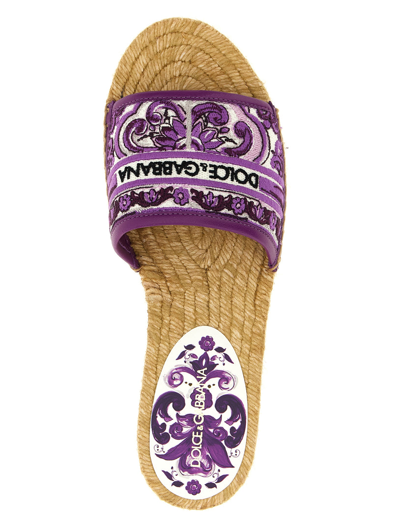 Dolce & Gabbana Embroidery Espadrilles | Urbalenti™ NYC