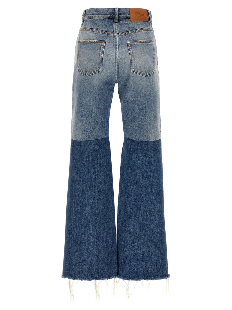 Chloé Patchwork Jeans | Urbalenti™ NYC