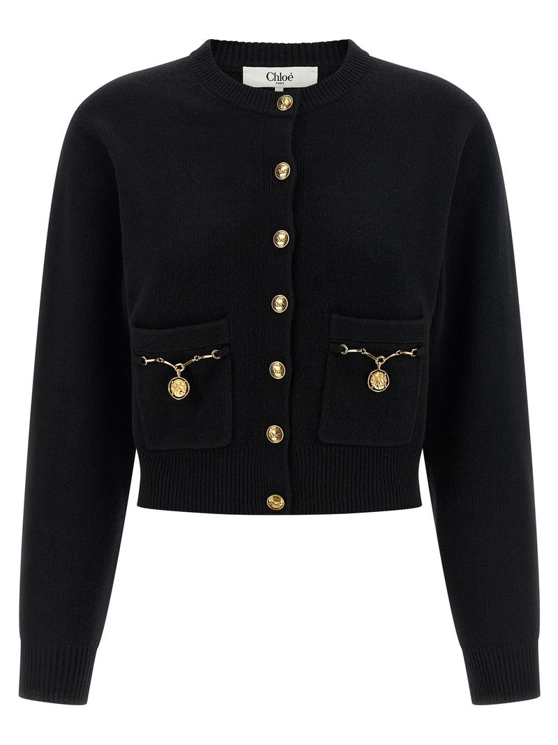 Chloé Chloé Horse Medal Cardigan