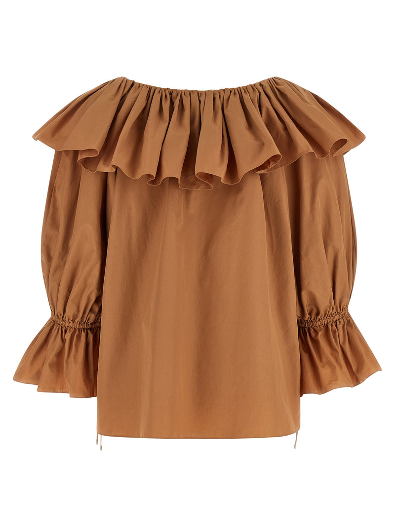 Chloé Ruffle Blouse | Urbalenti™ NYC