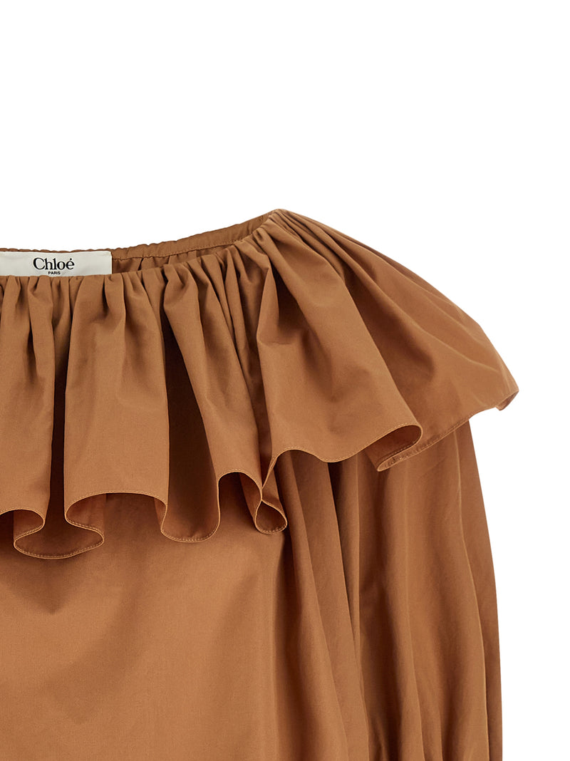 Chloé Ruffle Blouse | Urbalenti™ NYC
