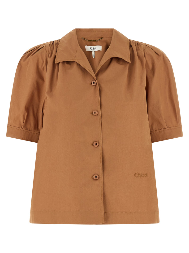 Chloé Chloé Logo Embroidery Shirt