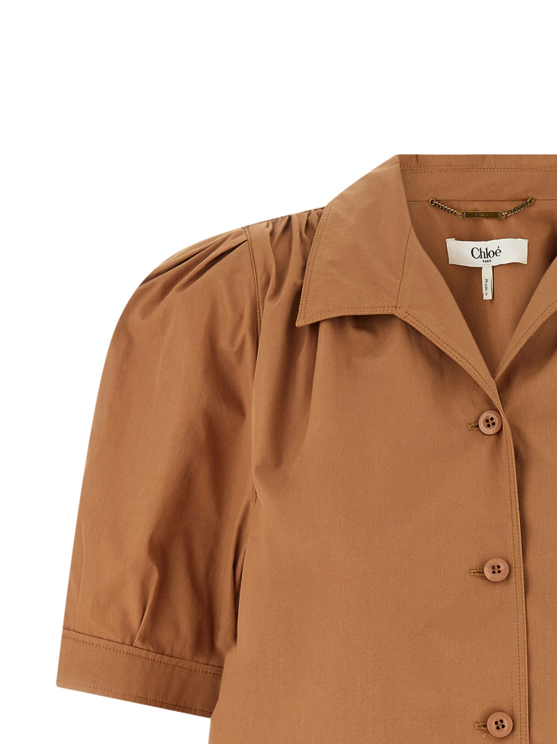 Chloé Chloé Logo Embroidery Shirt