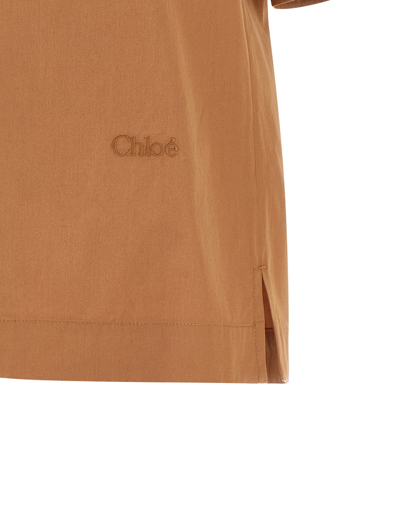 Chloé Chloé Logo Embroidery Shirt
