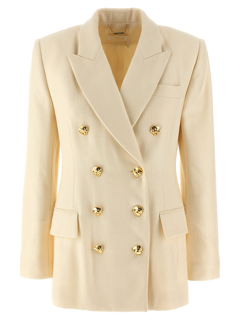 Chloé Tailored Double-breasted Blazer | Urbalenti™ NYC
