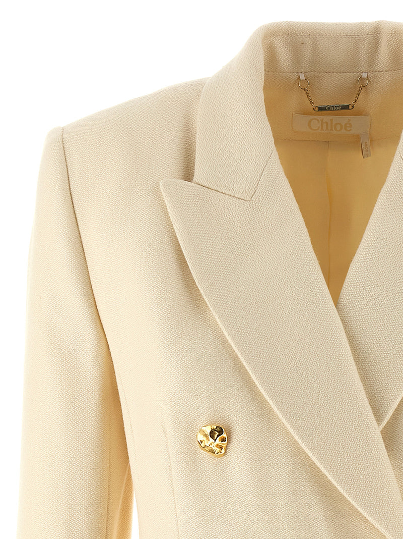 Chloé Tailored Double-breasted Blazer | Urbalenti™ NYC