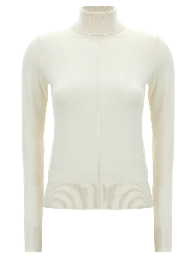 Chloé Logo Embroidery Turtleneck Sweater | Urbalenti™ NYC