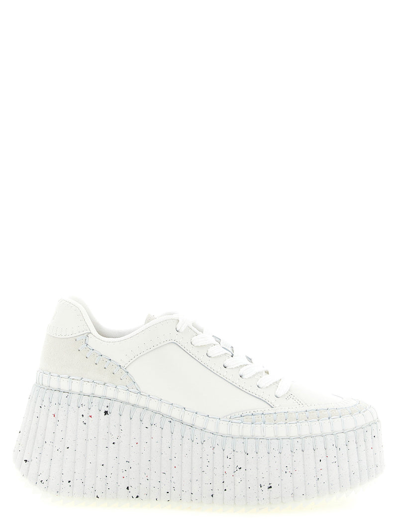 Chloé Chloé Nama Wedge Sneakers