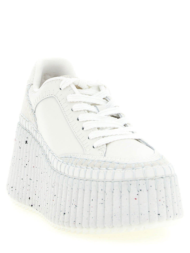 Chloé Chloé Nama Wedge Sneakers