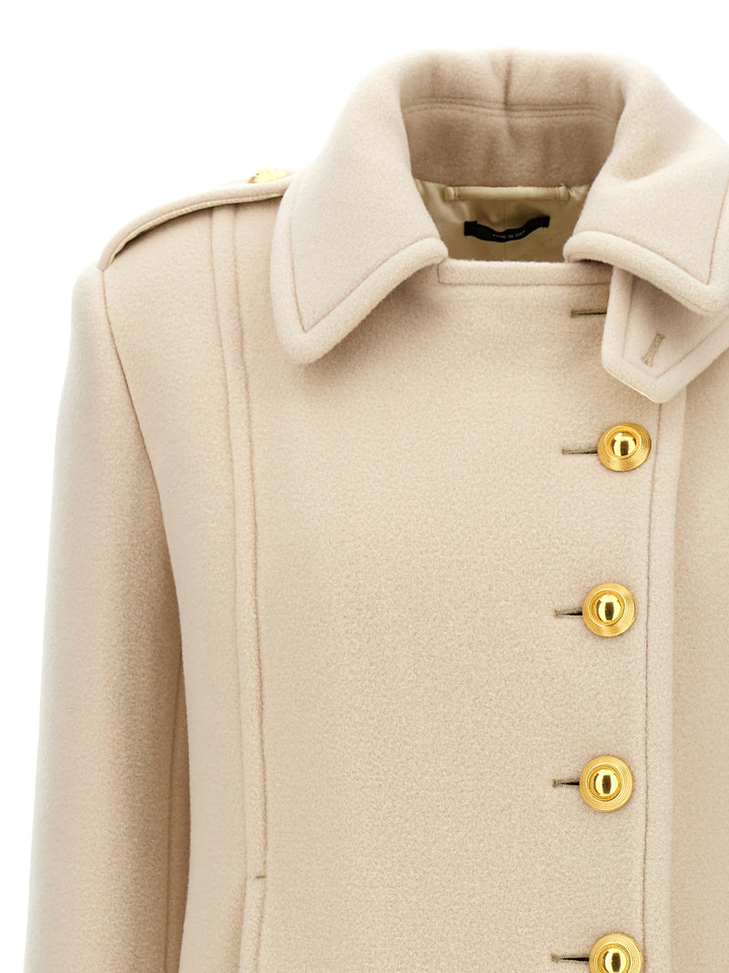 Tom Ford Single-breasted Wool Coat | Urbalenti™ NYC
