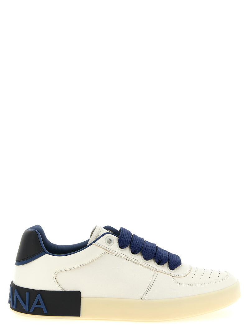 Dolce & Gabbana Leather Low Top Sneakers