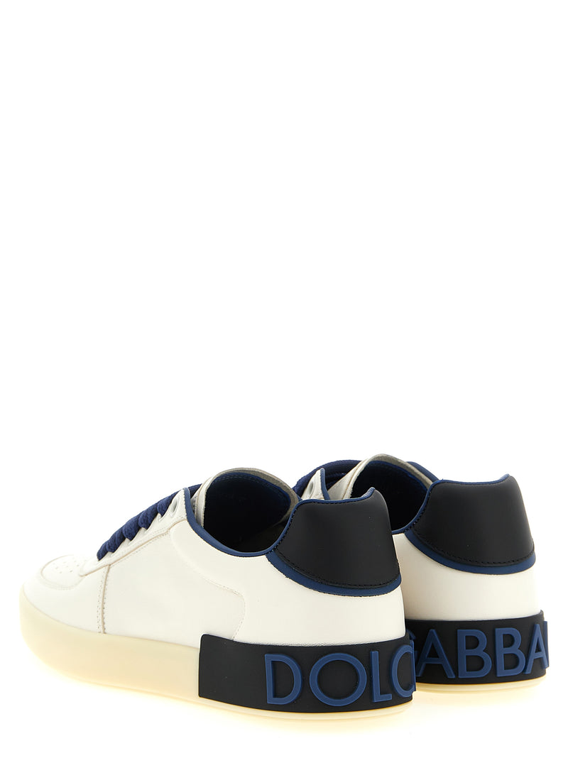 Dolce & Gabbana Leather Low Top Sneakers