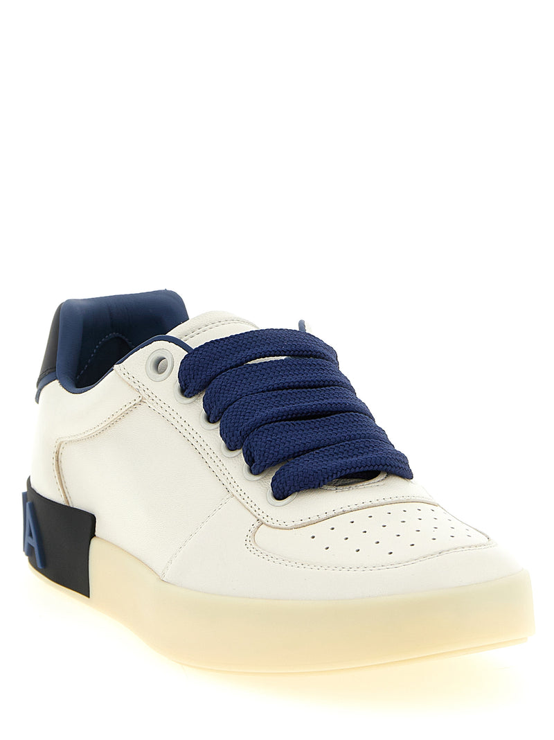 Dolce & Gabbana Leather Low Top Sneakers