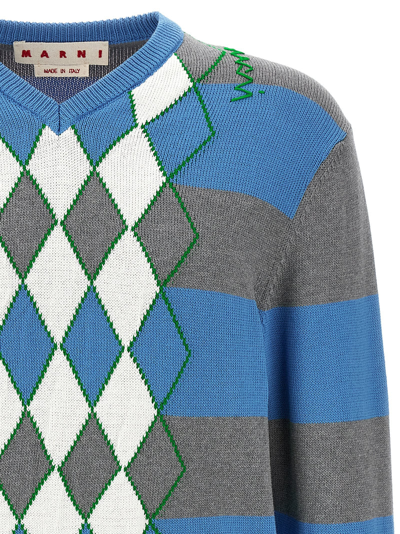 Marni Argyle Sweater | Urbalenti™ NYC