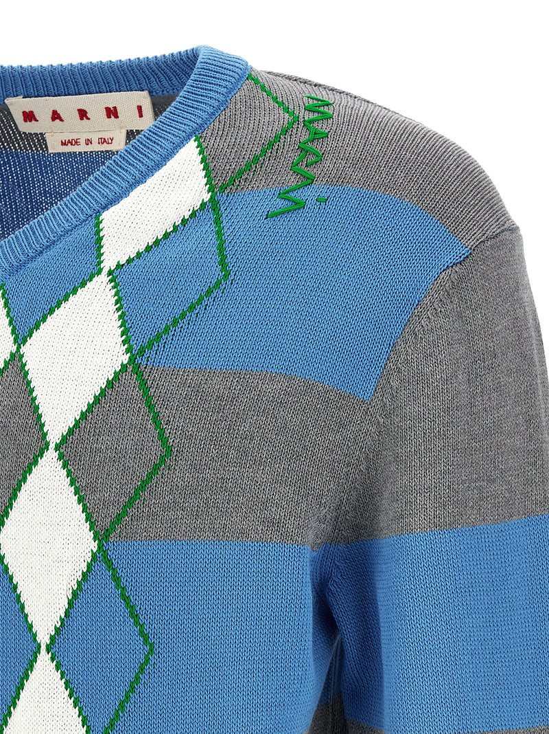 Marni Argyle Sweater | Urbalenti™ NYC