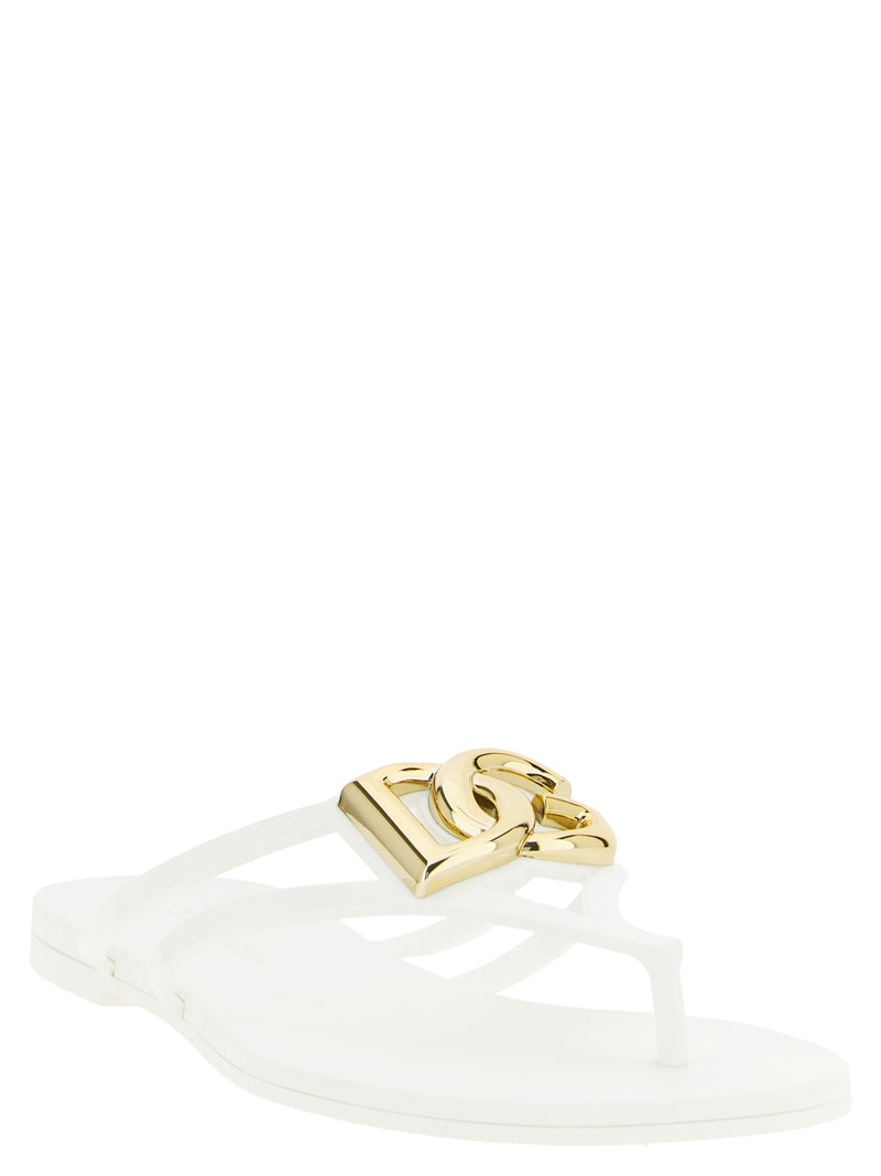 Dolce & Gabbana Beachwear Slides - Gold Rubber - Style 780001 | Urbalent... | Urbalenti™ NYC