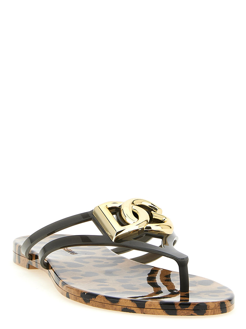 Dolce & Gabbana Beachwear Slides | Urbalenti™ NYC
