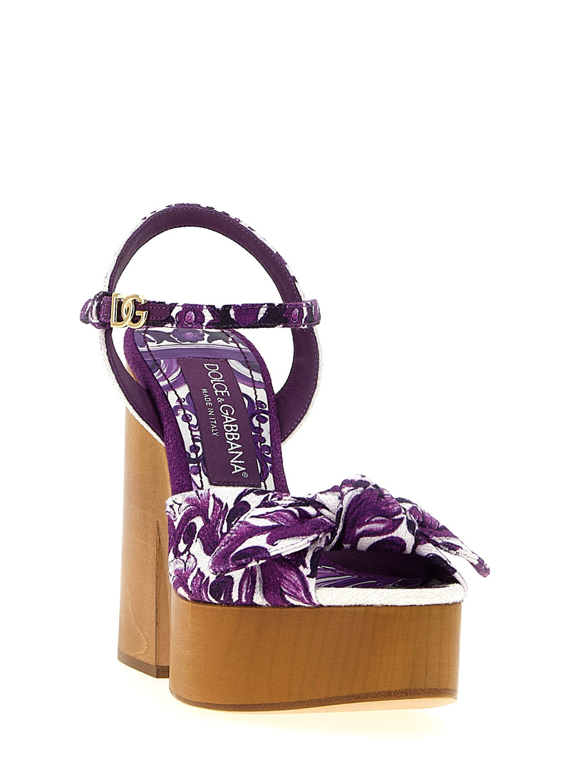 Dolce & Gabbana Maiolica Sandals - Leather - Style A6514I03TN | Urbalent... | Urbalenti™ NYC