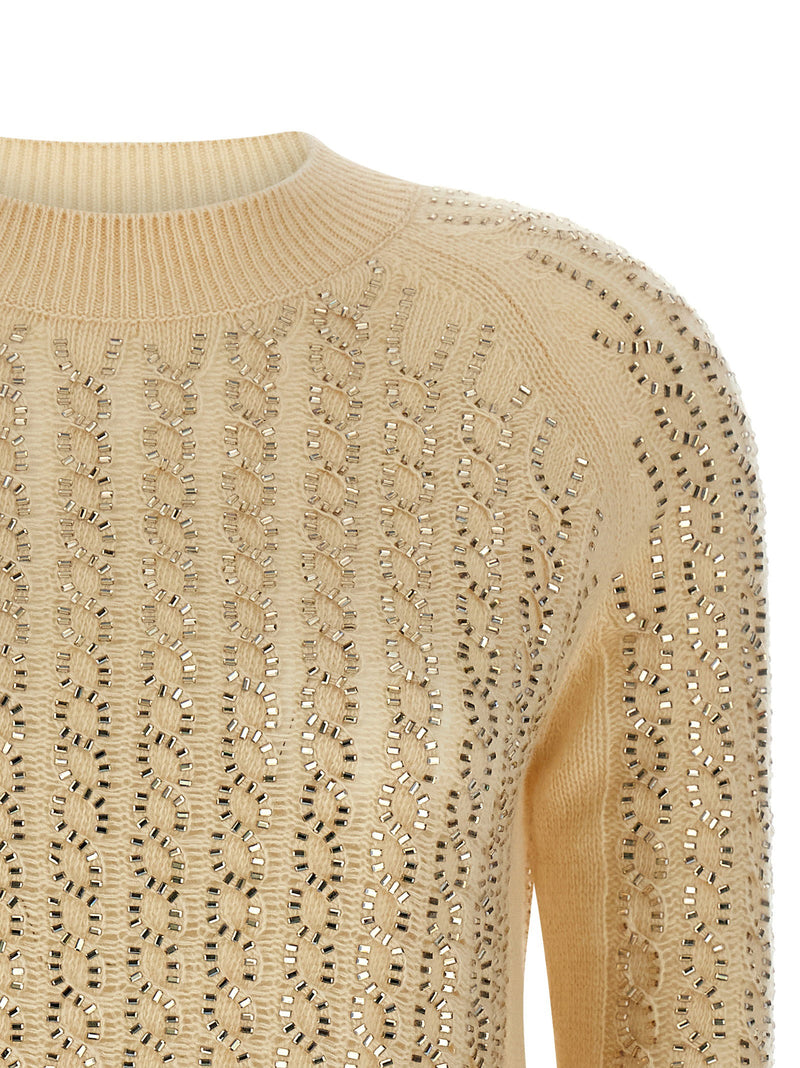 Ermanno Scervino Ermanno Scervino Baguette Studded Sweater