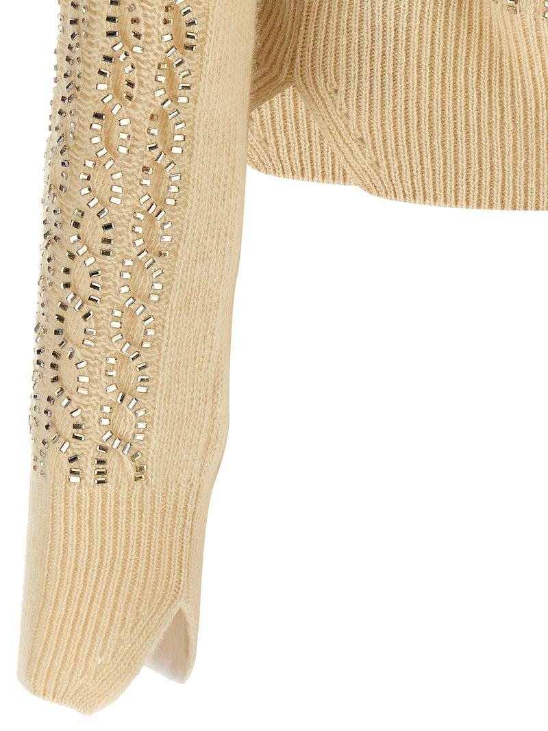 Ermanno Scervino Ermanno Scervino Baguette Studded Sweater