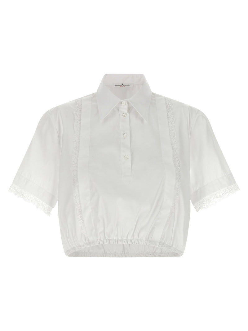 Ermanno Scervino Ermanno Scervino Lace Insert Shirt