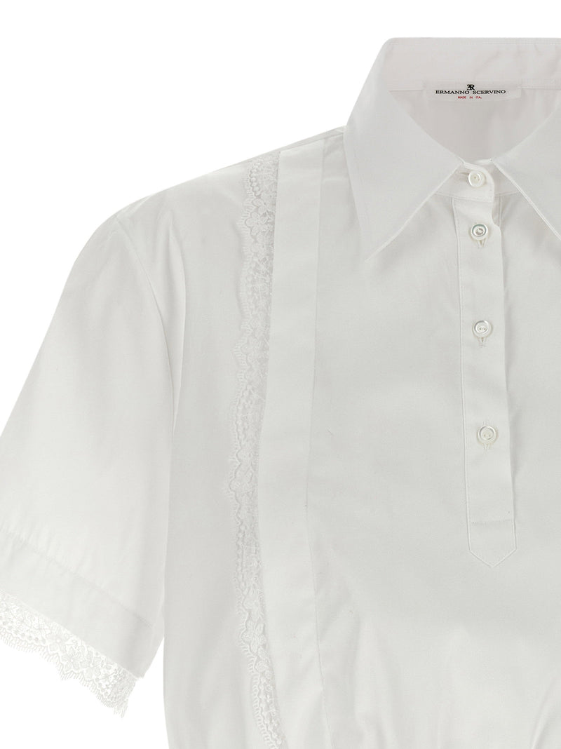 Ermanno Scervino Ermanno Scervino Lace Insert Shirt