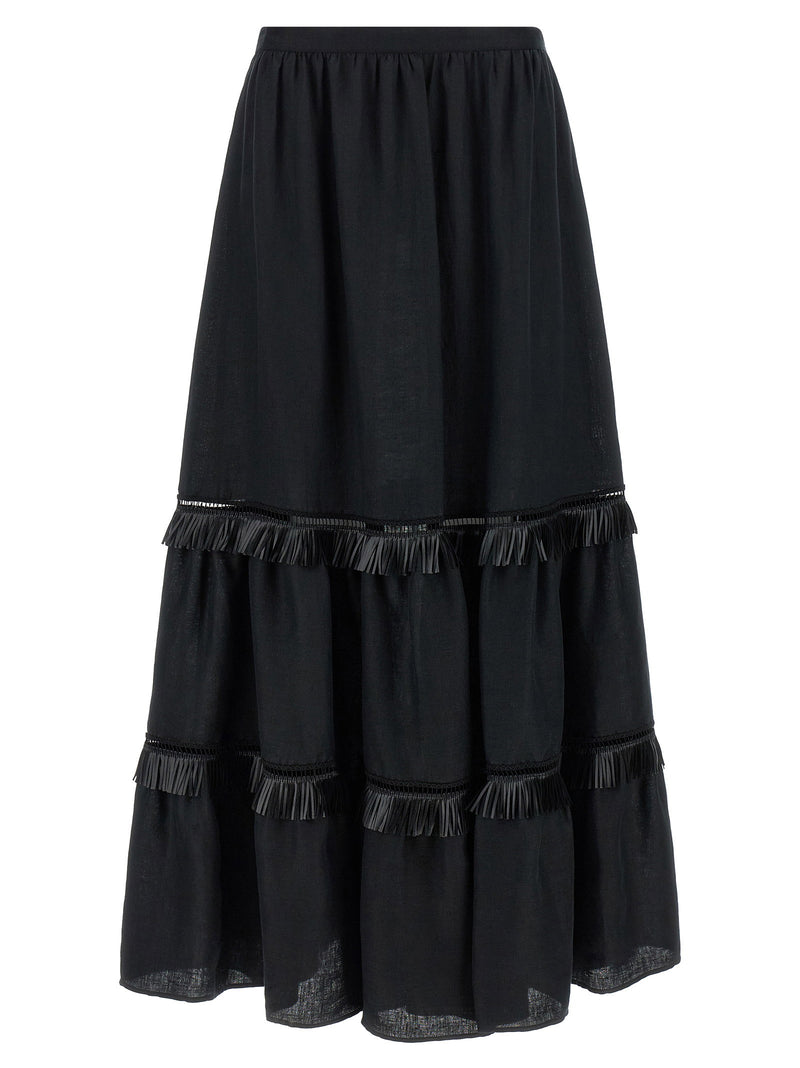 Kiton Kiton Fringed Skirt