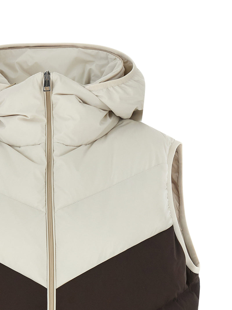Kiton Kiton Chevron Stitching Padded Vest