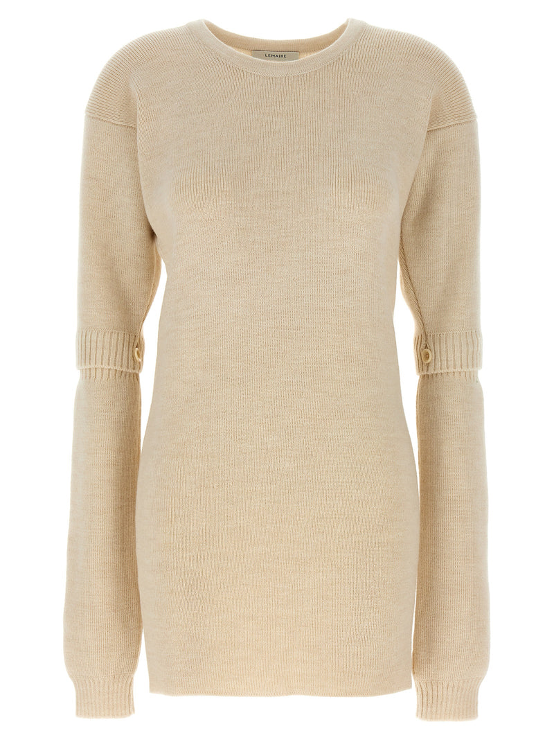 Lemaire Lemaire Knitted Dress With Removable Sleeves