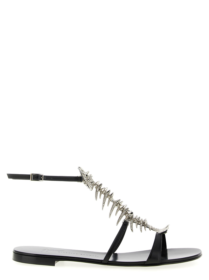 Giuseppe Zanotti Slim Sandals - Style E600029001 | Urbalenti | Urbalenti... | Urbalenti™ NYC
