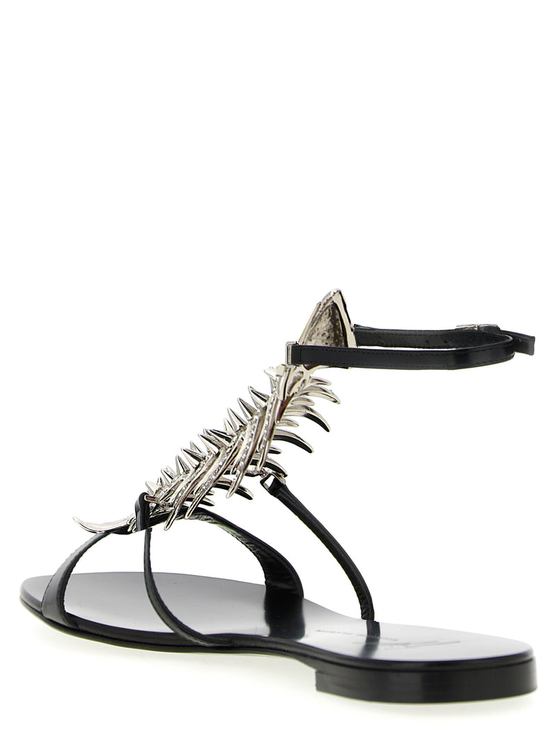 Giuseppe Zanotti Slim Sandals - Style E600029001 | Urbalenti | Urbalenti... | Urbalenti™ NYC