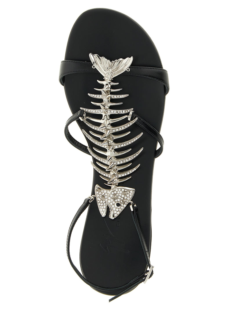 Giuseppe Zanotti Slim Sandals - Style E600029001 | Urbalenti | Urbalenti... | Urbalenti™ NYC