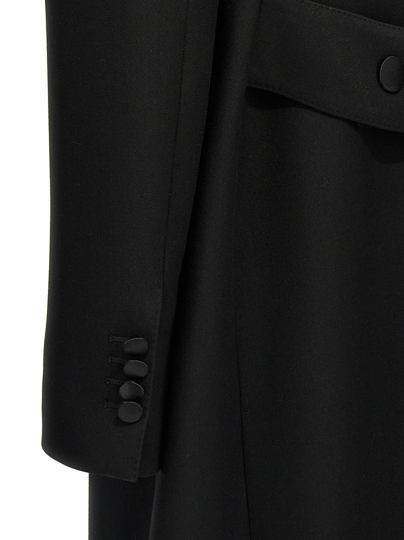 Dolce & Gabbana Long Tuxedo Coat | Urbalenti™ NYC