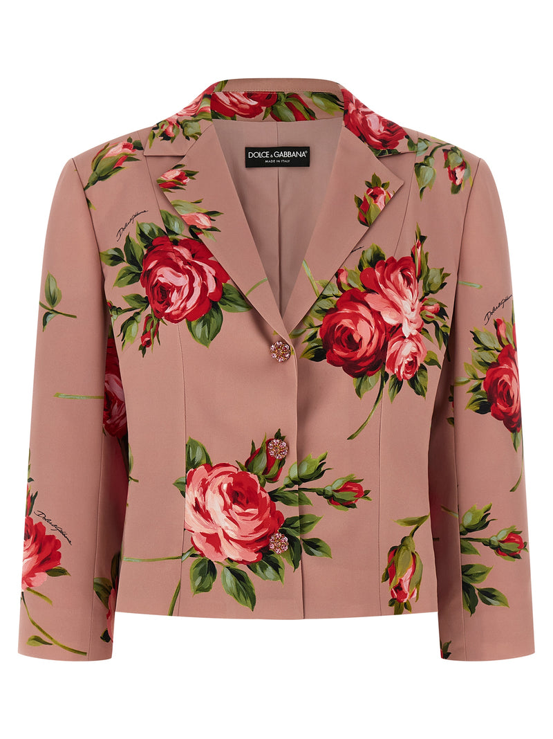 Dolce & Gabbana Dolce & Gabbana Bouquet Rose Blazer