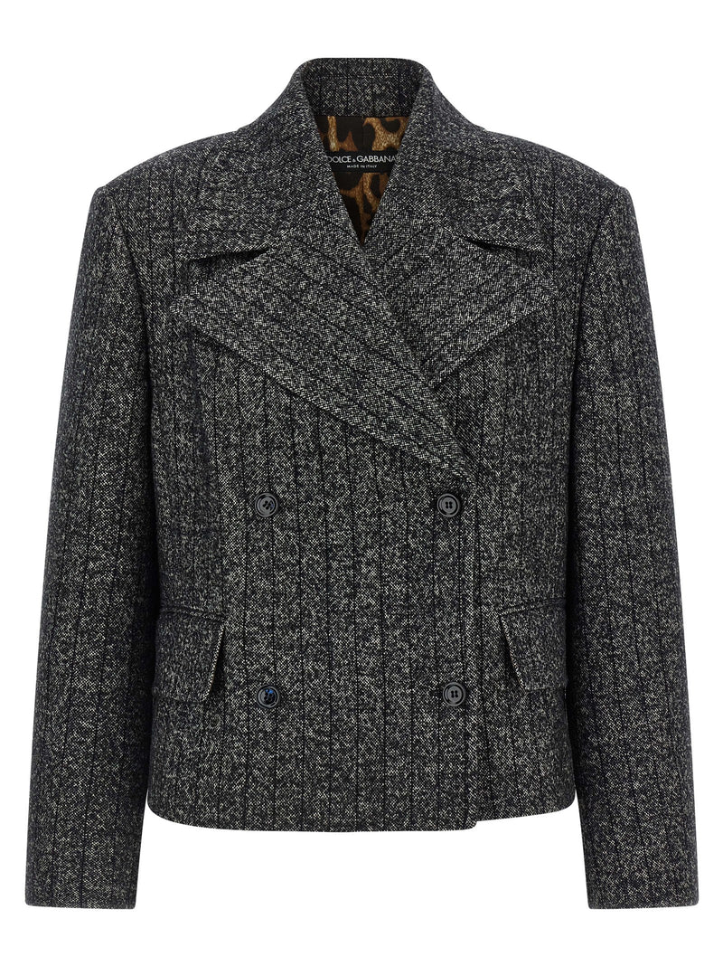Dolce & Gabbana Dolce & Gabbana Striped Wool Blazer