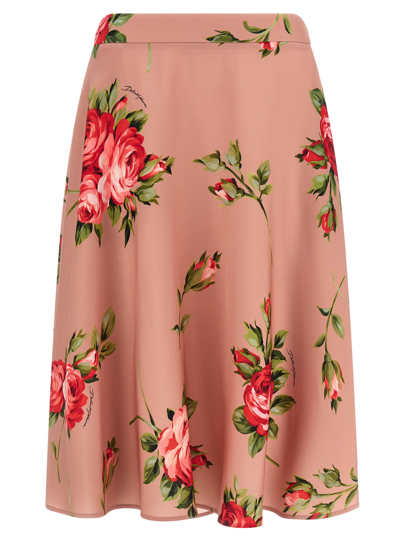 Dolce & Gabbana Dolce & Gabbana Bouquet Rose Skirt