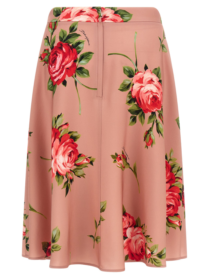 Dolce & Gabbana Dolce & Gabbana Bouquet Rose Skirt