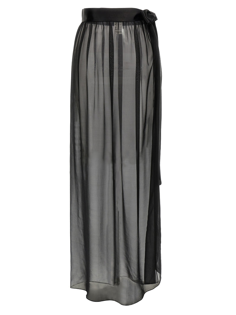 Dolce & Gabbana Chiffon Long Skirt | Urbalenti™ NYC