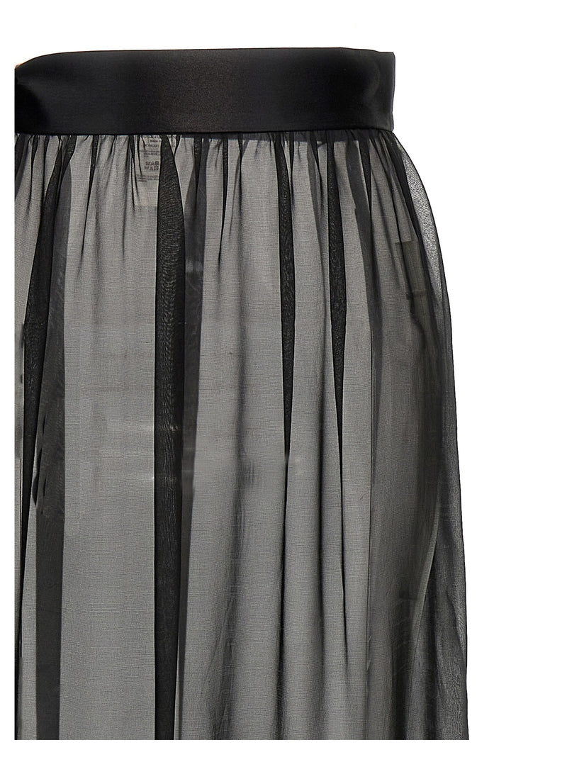 Dolce & Gabbana Chiffon Long Skirt | Urbalenti™ NYC