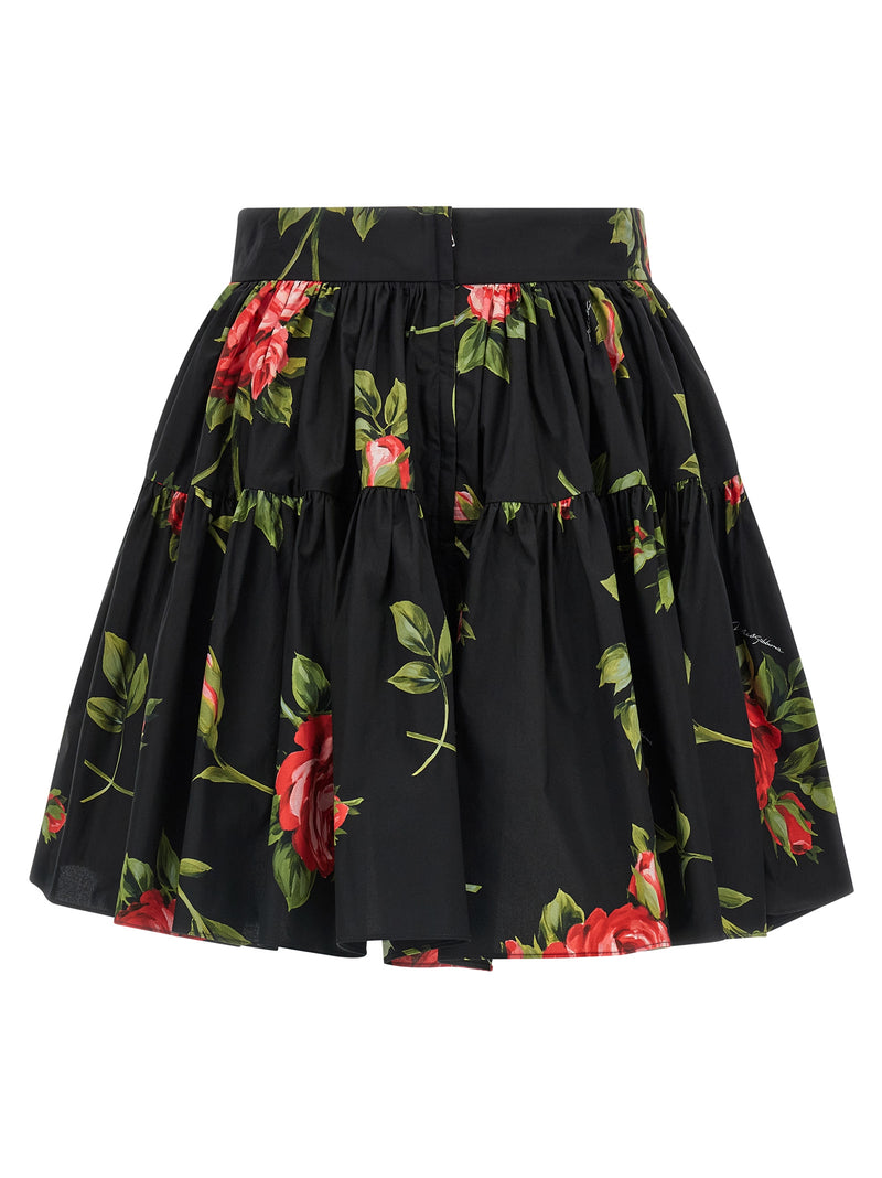 Dolce & Gabbana Dolce & Gabbana Bouquet Rose Skirt